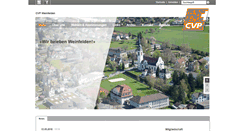 Desktop Screenshot of cvp-weinfelden.ch